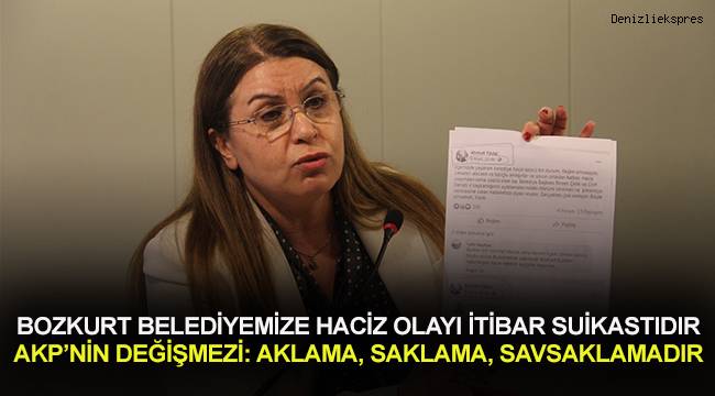 BOZKURT BELEDİYEMİZE HACİZ OLAYI İTİBAR SUİKASTIDIR
