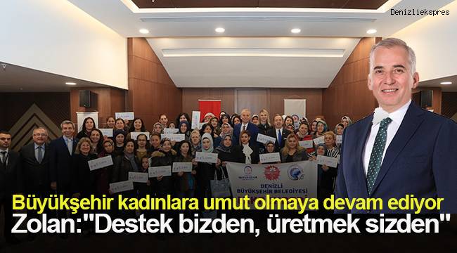 Büyükşehir kadınlara umut olmaya devam ediyor