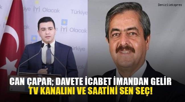 Bayram Can Çapar; Davete icabet etmek imandan gelir.