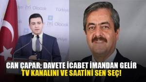 Bayram Can Çapar; Davete icabet etmek imandan gelir.