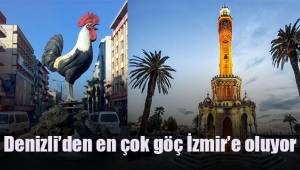Denizli'den en çok göç İzmir'e oluyor