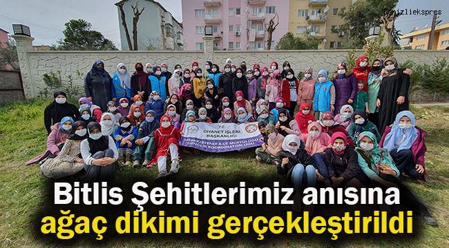 İlçe Gençlik Koordinatörlüğünden Bitlis Şehitlerine Vefa