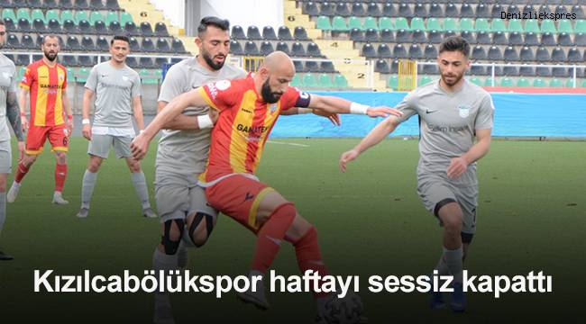 Kızılcabölükspor haftayı sessiz kapattı