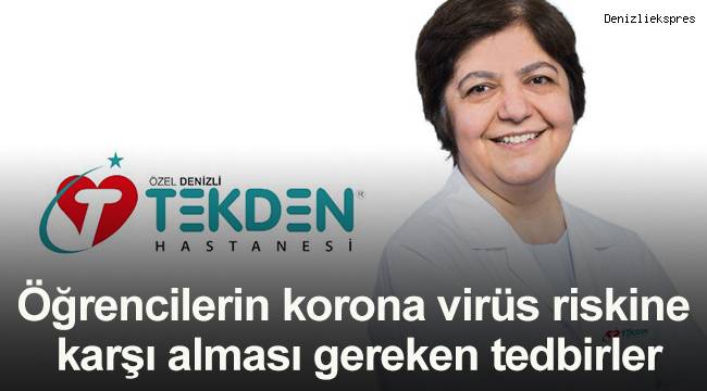 Öğrencilerin korona virüs riskine karşı alması gereken tedbirler