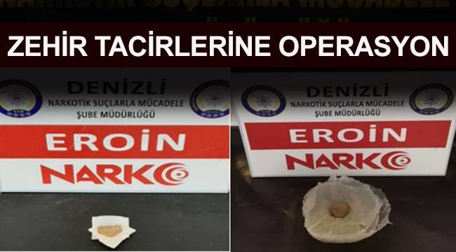 Zehir tacirlerine operasyon: 36 gözaltı