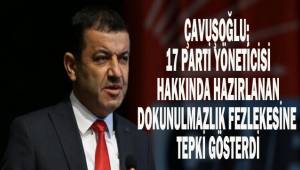 Çavuşoğlu; FETÖ'nün siyasi ayağının üzerine gitmek yerine muhalefeti susturmaya çalışıyorlar