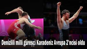 Denizlili milli güreşçi Karadeniz Avrupa 2’ncisi oldu