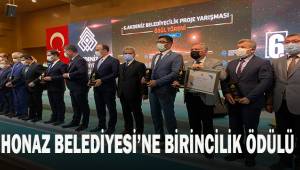 Honaz Belediyesi'ne birincilik ödülü