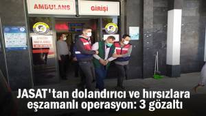 JASAT'tan dolandırıcı ve hırsızlara eşzamanlı operasyon: 3 gözaltı