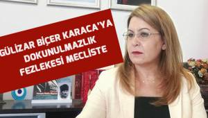 Karaca'ya dokunulmazlık fezlekesi Mecliste