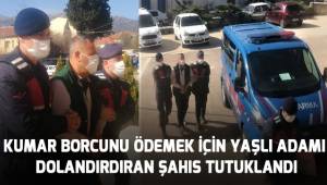Kumar borcunu ödemek için yaşlı adamı dolandıran şahıs tutuklandı