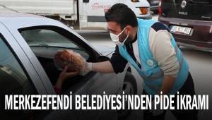 Merkezefendi Belediyesi'nden pide ikramı