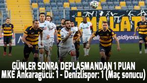 MKE Ankaragücü: 1 - Denizlispor: 1 (Maç sonucu)