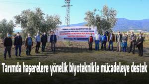 Tarımda haşerelere yönelik biyoteknikle mücadeleye destek