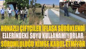 Honazlı çiftçiler susuzluk nedeniyle iflasın eşiğine geldiler