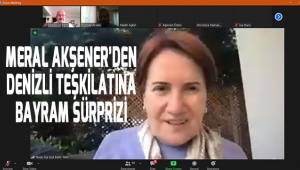Meral Akşener'den Denizli Teşkilatına bayram sürprizi