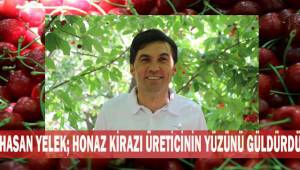 Tescilli Honaz kirazı bu sezon üreticisinin yüzünü güldürdü