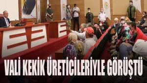 Vali Atik, taş ocağı mağduru kekik üreticileriyle görüştü