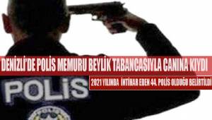 Denizli'de polis memuru beylik tabancasıyla canına kıydı