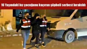 Online oyunda tanıştığı 16 yaşındaki kızı kaçıran şüpheli serbest bırakıldı