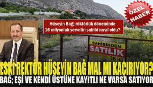 PAÜ eski rektörü Bağ; rektörlükten sonra edindiği 16 milyonluk mal varlığını satışa çıkardı