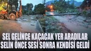 Sel gelince kaçacak yer aradılar