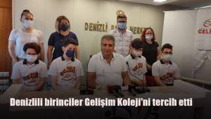 Denizlili birinciler Gelişim Koleji'ni tercih etti