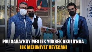 PAÜ Sarayköy Meslek Yüksekokulu’nda ilk mezuniyet heyecanı