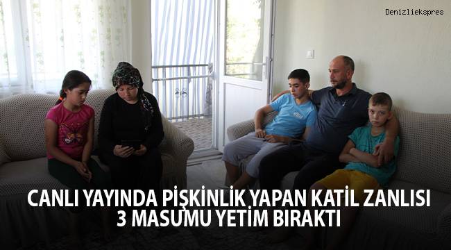 Canlı yayında pişkinlik yapan katil zanlısı 3 masumu yetim bıraktı