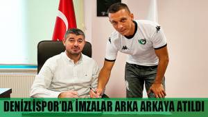 Denizlispor’da imzalar peş peşe atıldı
