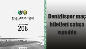 Denizlispor maç biletleri satışa sunuldu