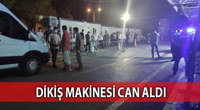 Dikiş makinesi can aldı