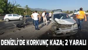 Dikkatsizce ana yola çıkmak isteyen sürücü kazaya sebep oldu; 2 yaralı