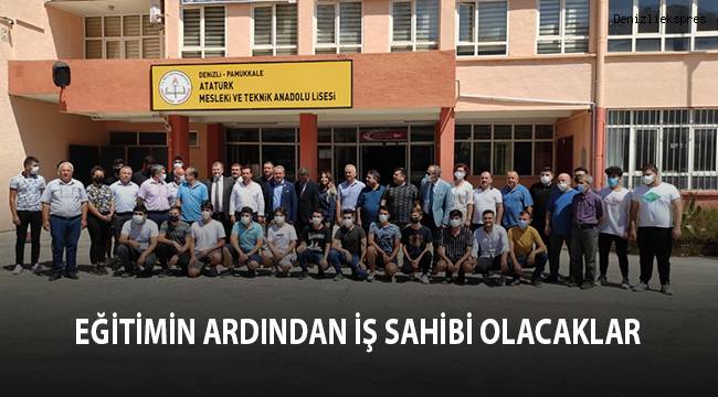 Eğitimin ardından iş sahibi olacaklar