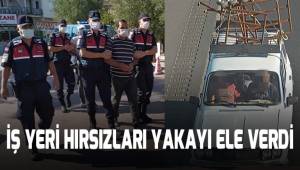 İş yeri hırsızları yakayı ele verdi