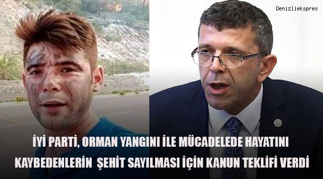 İYİ Parti'den orman yangınlarıyla mücadele ederken ölenlerin şehit sayılması için kanun teklifi