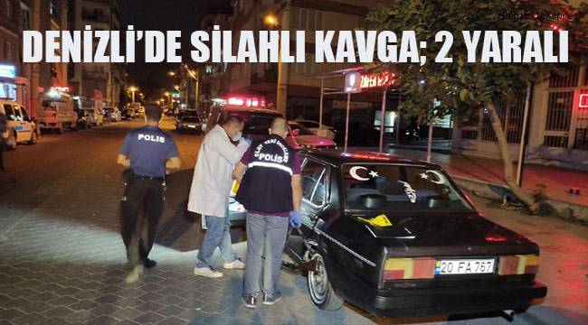 Pidecide silahlı kavga: 2 yaralı