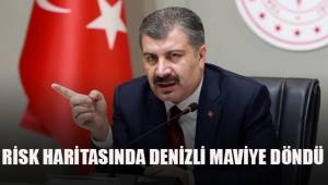 Sağlık Bakanı Koca, Denizli’nin risk haritasında Mavi’ye döndüğünü açıkladı