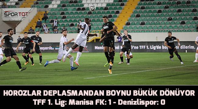 TFF 1. Lig: Manisa FK: 1 - Denizlispor: 0