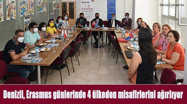 Denizli, Erasmus günlerinde 4 ülkeden misafirlerini ağırlıyor