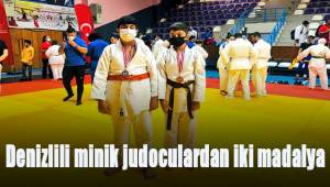 Denizlili minik judoculardan iki madalya