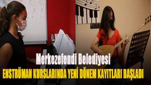 ENSTRÜMAN KURSLARINDA YENİ DÖNEM KAYITLARI BAŞLADI