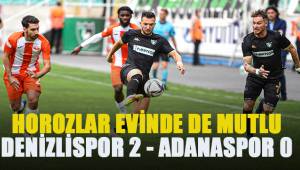 Horozlar evinde de mutlu. Denizlispor 2 - Adanaspor 0
