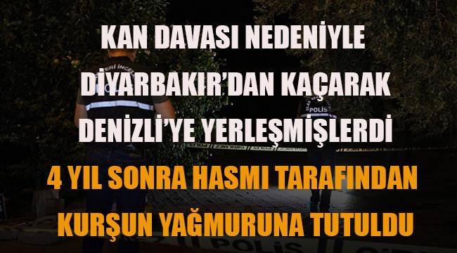 Kan davalısını cami çıkışı pusu kurarak öldürdü