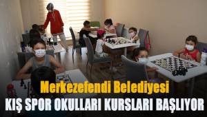 Merkezefendi Belediyesi kış spor okulları kursları başlıyor