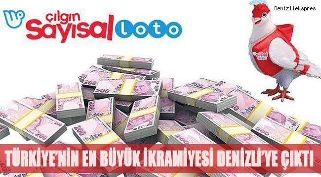 Türkiye'nin en iyi ikramiyesi Denizli'ye çıktı