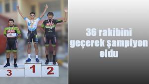 36 rakibini geçerek şampiyon oldu