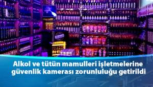 Alkol ve tütün mamulleri işletmelerine güvenlik kamerası zorunluluğu getirildi