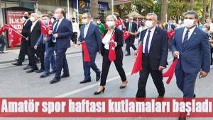 Amatör spor haftası kutlamaları başladı