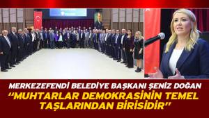 Başkan Doğan muhtarlarla bir araya geldi